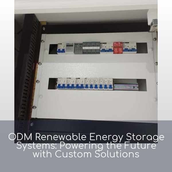 ODM Renewable Energy Storage Systems: Powering the Future with Custom Solutions